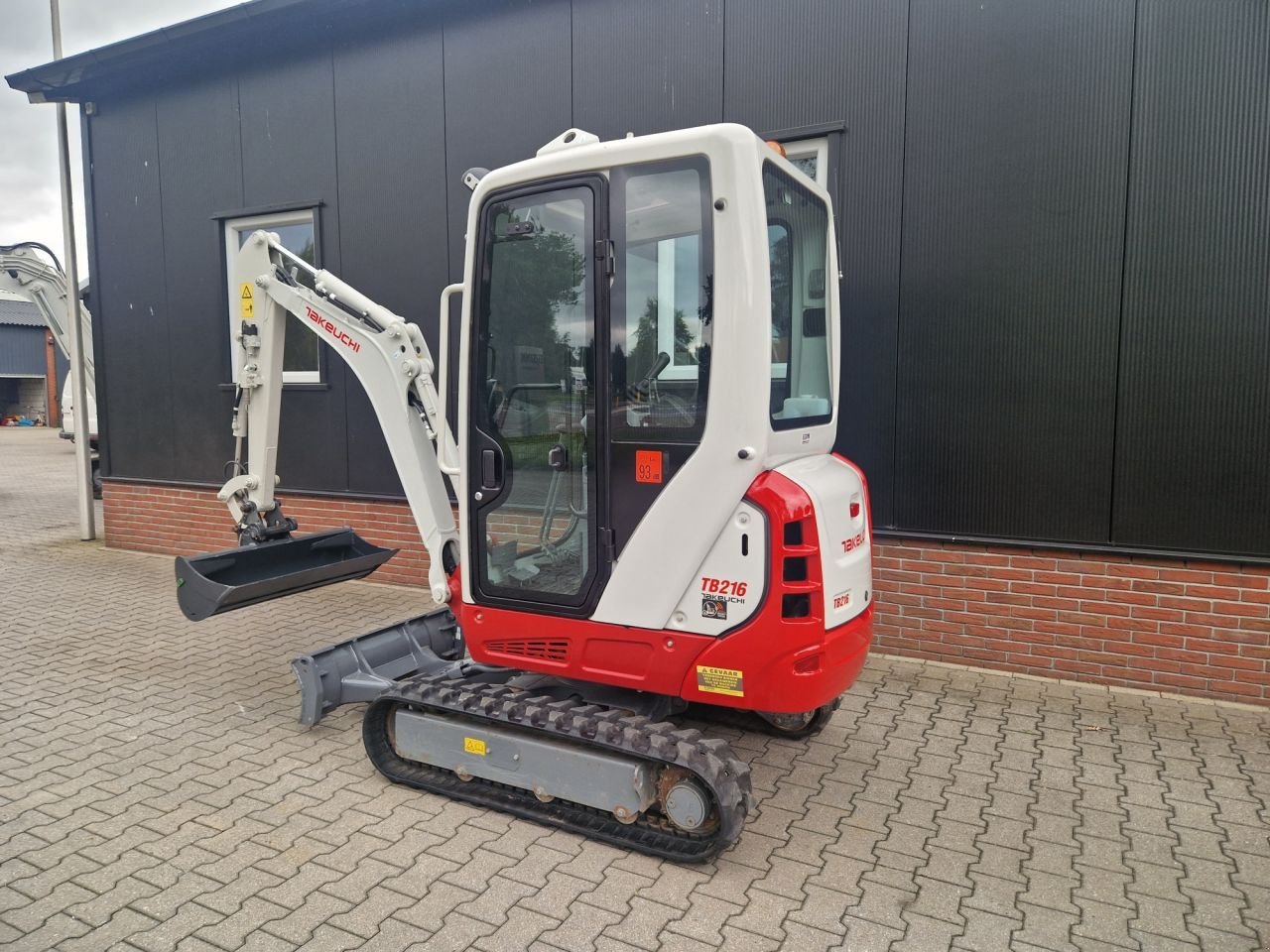 Minibagger Türe ait Takeuchi TB216, Gebrauchtmaschine içinde Haaksbergen (resim 8)