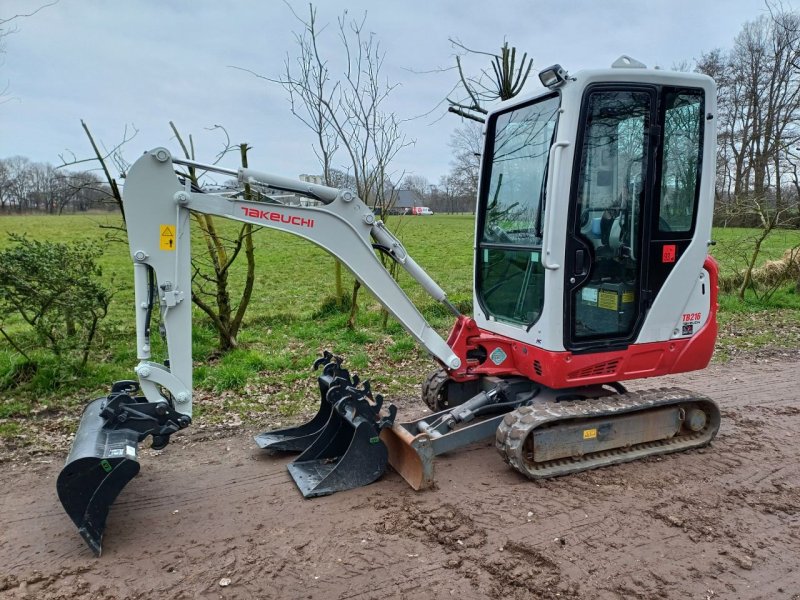 Minibagger typu Takeuchi TB216, Gebrauchtmaschine v Terschuur (Obrázek 1)