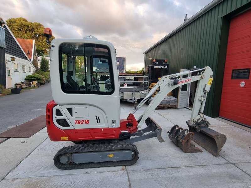 Minibagger typu Takeuchi TB216, Gebrauchtmaschine v Assendelft (Obrázek 1)