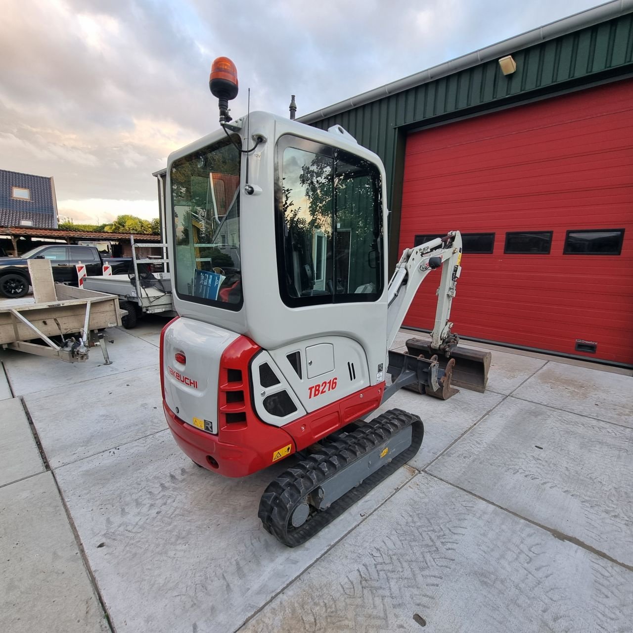 Minibagger del tipo Takeuchi TB216, Gebrauchtmaschine In Assendelft (Immagine 2)