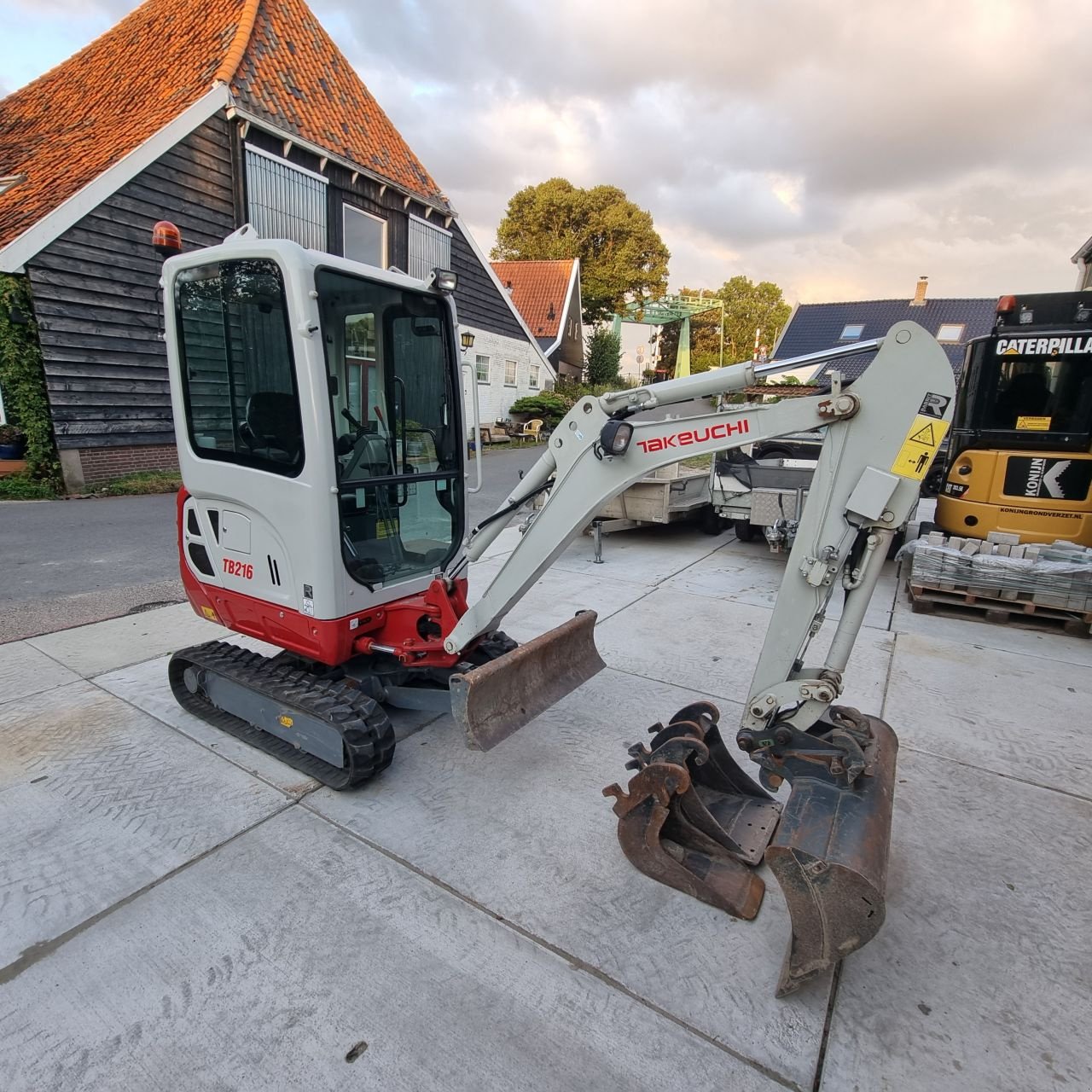 Minibagger a típus Takeuchi TB216, Gebrauchtmaschine ekkor: Assendelft (Kép 9)