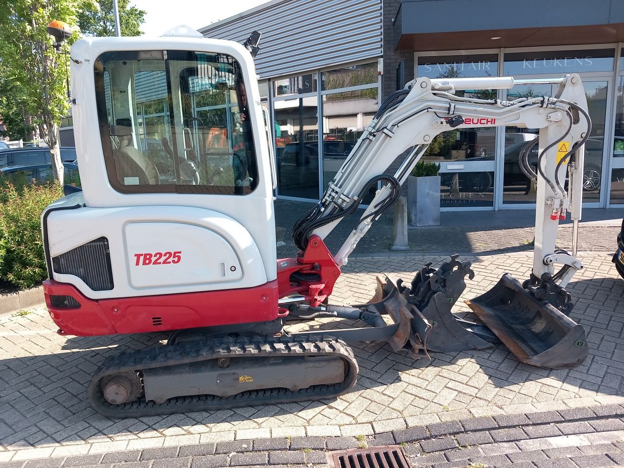 Minibagger Türe ait Takeuchi Tb225, Gebrauchtmaschine içinde Alblasserdam (resim 2)