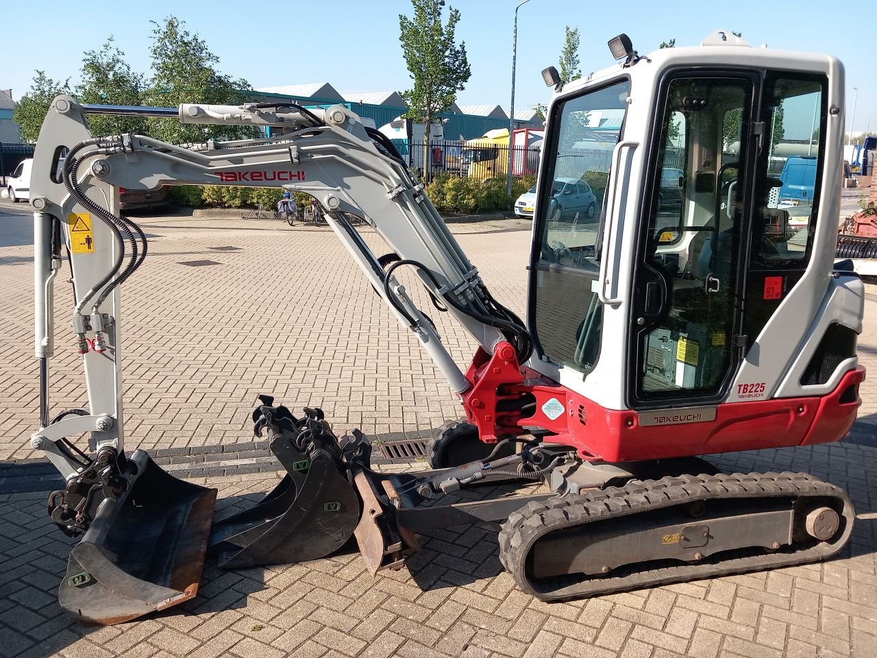 Minibagger Türe ait Takeuchi Tb225, Gebrauchtmaschine içinde Alblasserdam (resim 1)