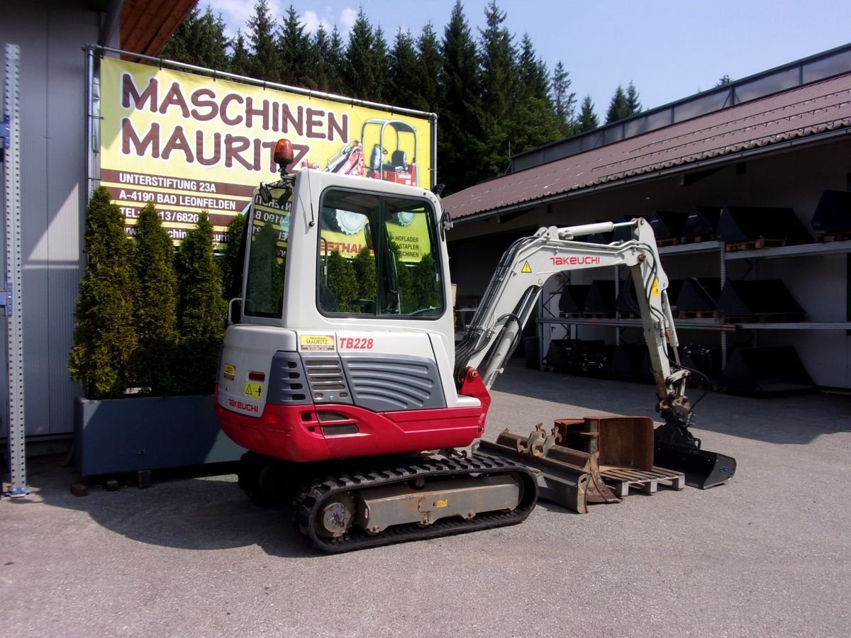 Minibagger del tipo Takeuchi TB228, Gebrauchtmaschine en Bad Leonfelden (Imagen 2)