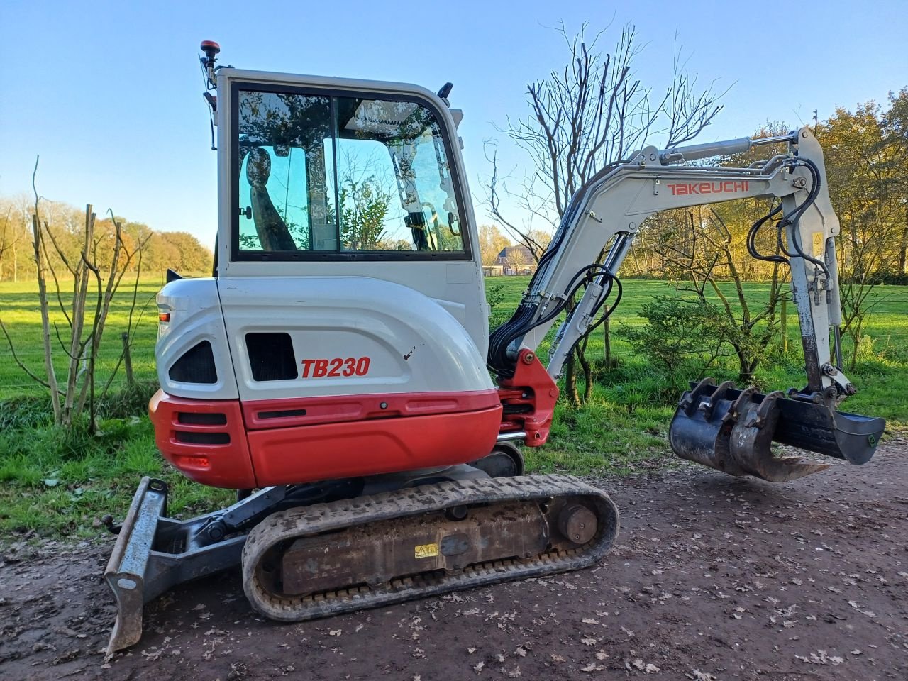 Minibagger a típus Takeuchi TB230, Gebrauchtmaschine ekkor: Terschuur (Kép 4)