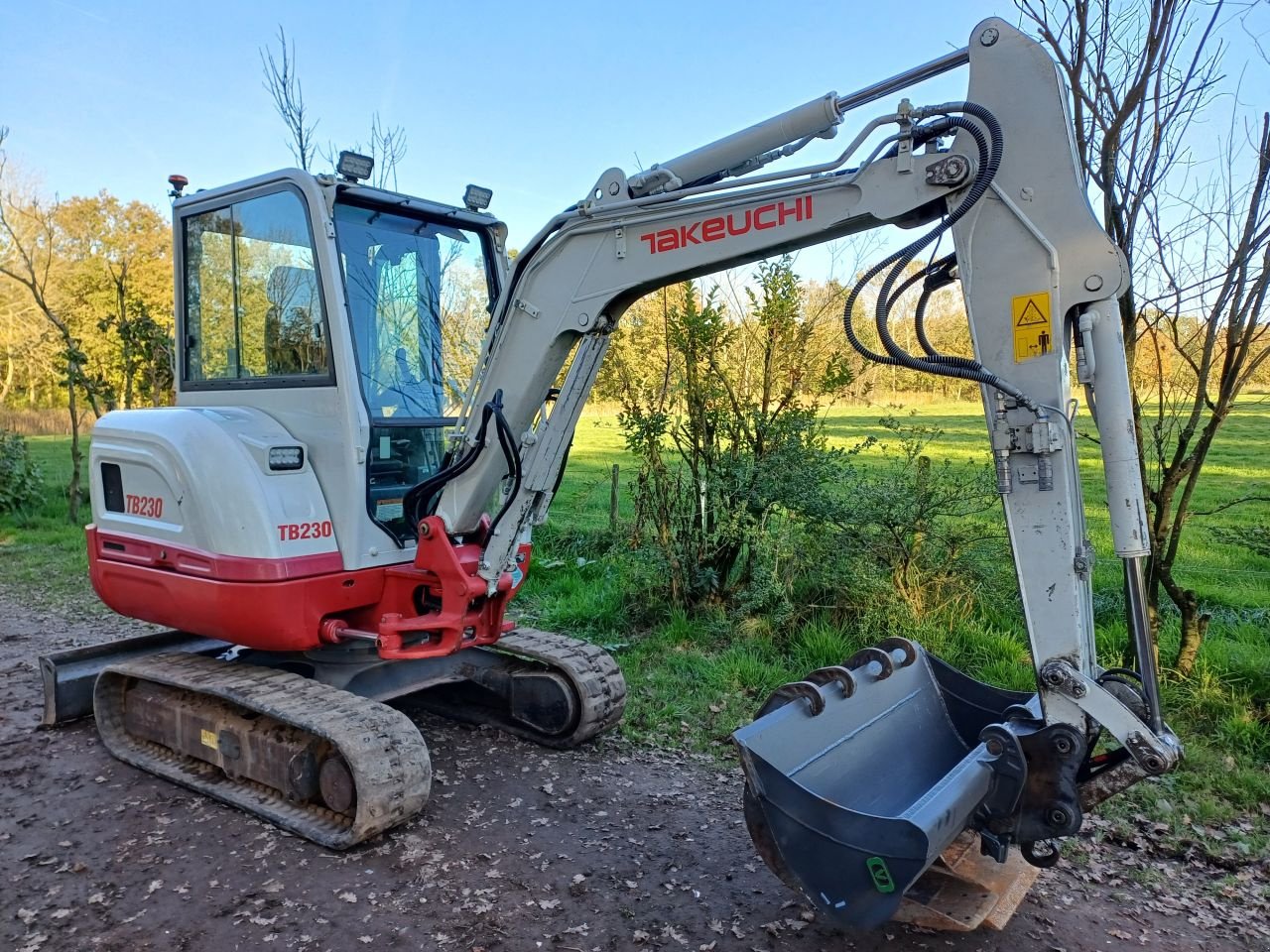 Minibagger des Typs Takeuchi TB230, Gebrauchtmaschine in Terschuur (Bild 5)