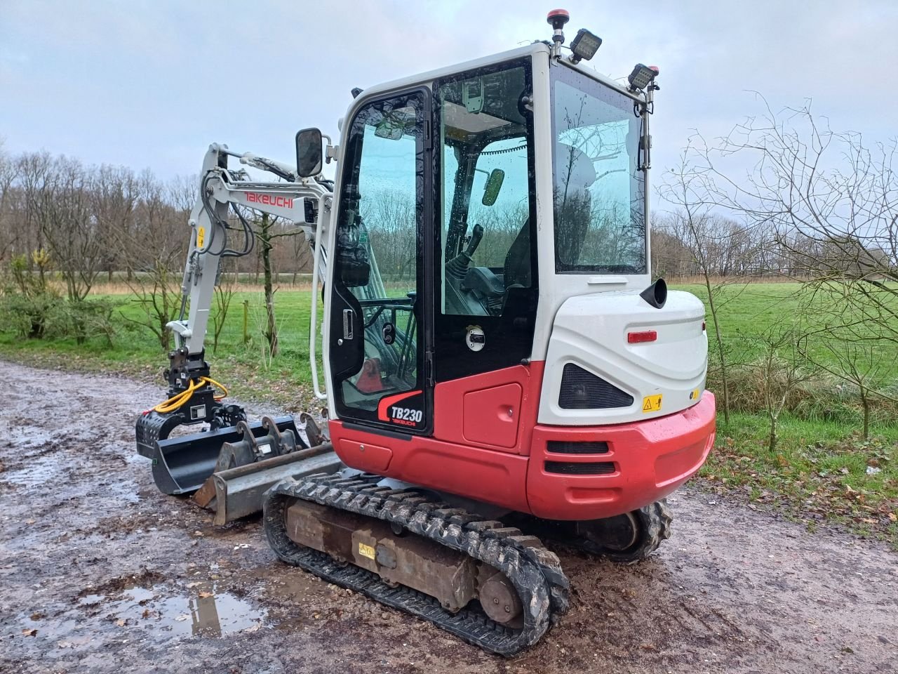 Minibagger typu Takeuchi TB230, Gebrauchtmaschine v Terschuur (Obrázek 3)