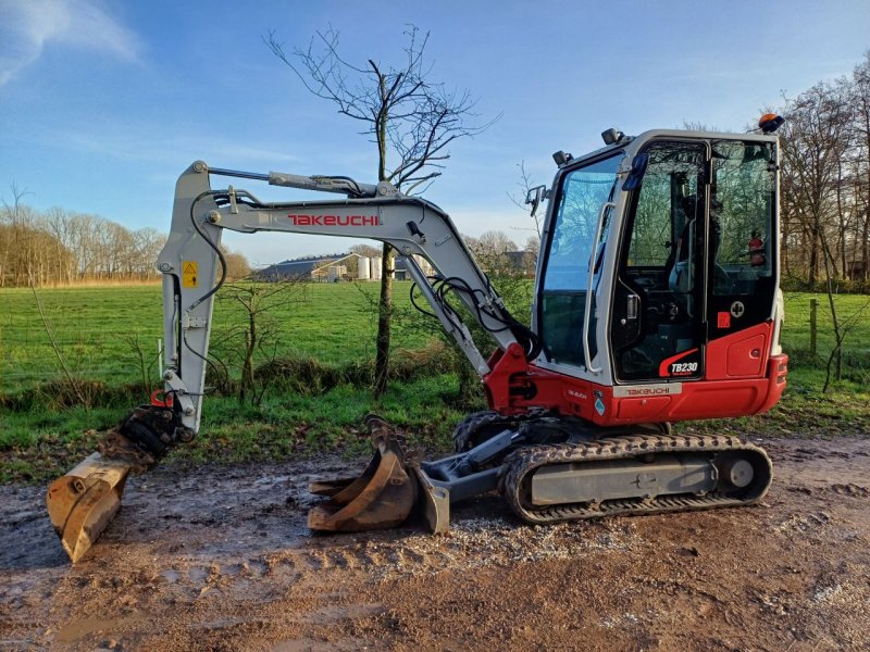 Minibagger del tipo Takeuchi TB230, Gebrauchtmaschine In Terschuur (Immagine 1)