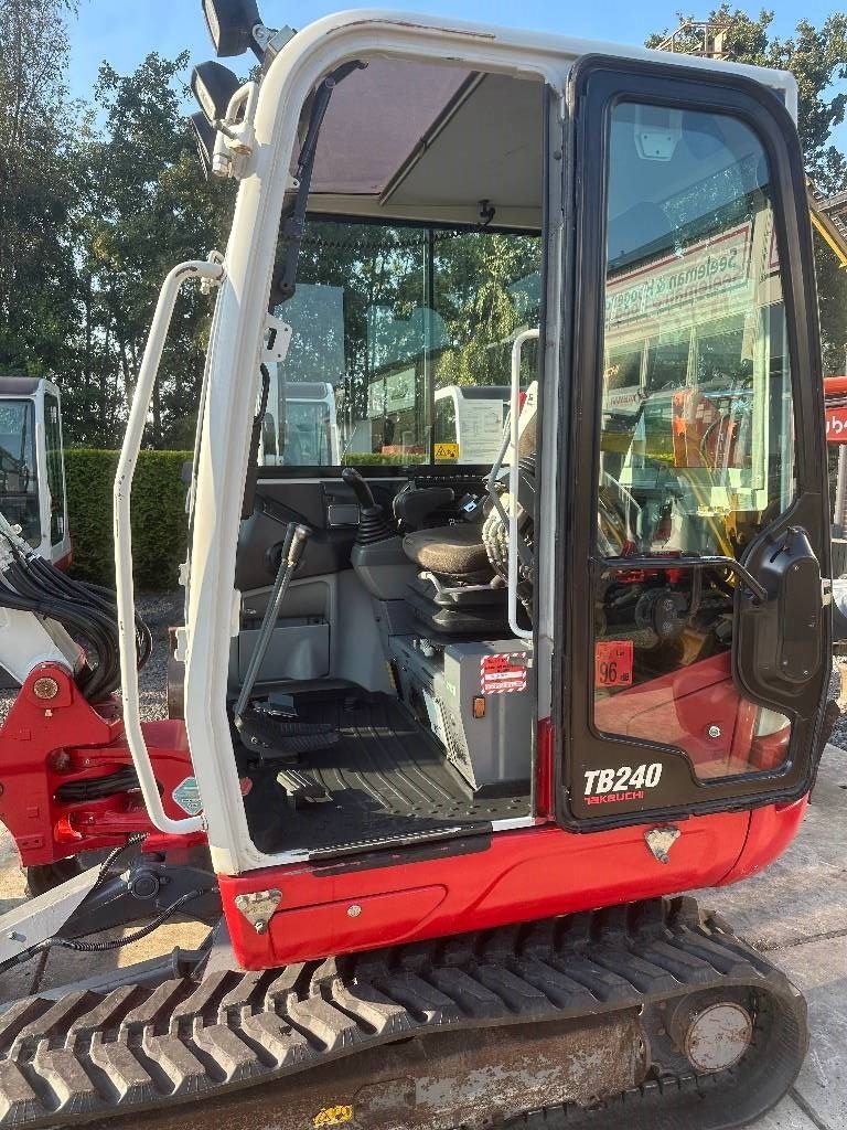 Minibagger Türe ait Takeuchi TB240, Gebrauchtmaschine içinde Kockengen (resim 10)