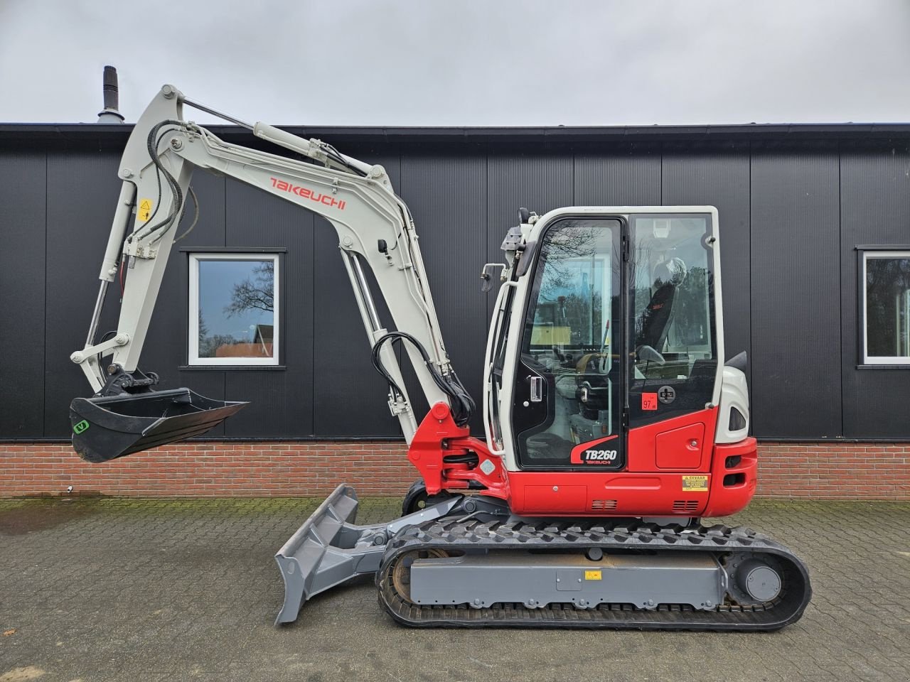 Minibagger typu Takeuchi TB260 Stage V, Gebrauchtmaschine v Haaksbergen (Obrázok 1)