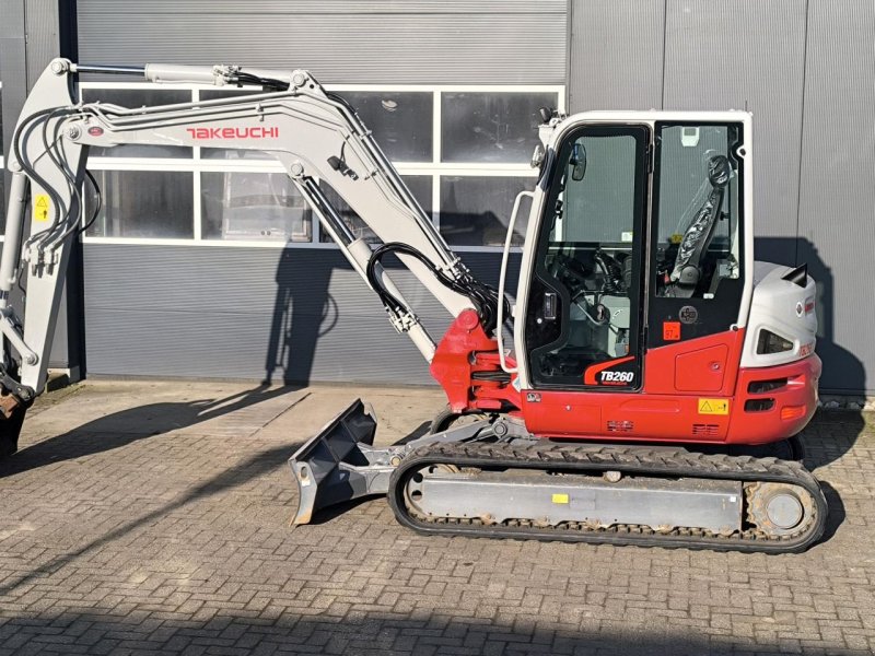 Minibagger типа Takeuchi TB260, Gebrauchtmaschine в Hardegarijp (Фотография 1)