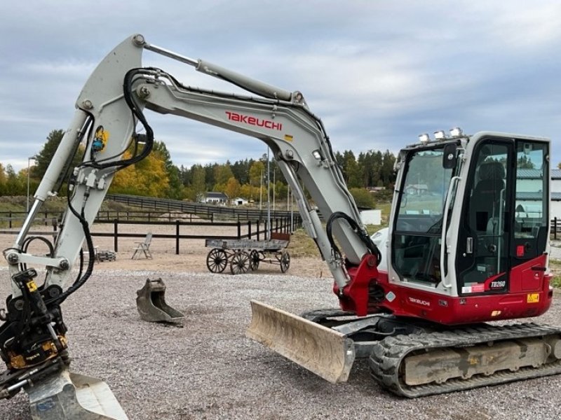 Minibagger du type Takeuchi TB260, Gebrauchtmaschine en Rudolfstetten (Photo 1)