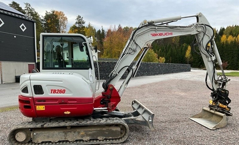 Minibagger typu Takeuchi TB260, Gebrauchtmaschine w Rudolfstetten (Zdjęcie 2)