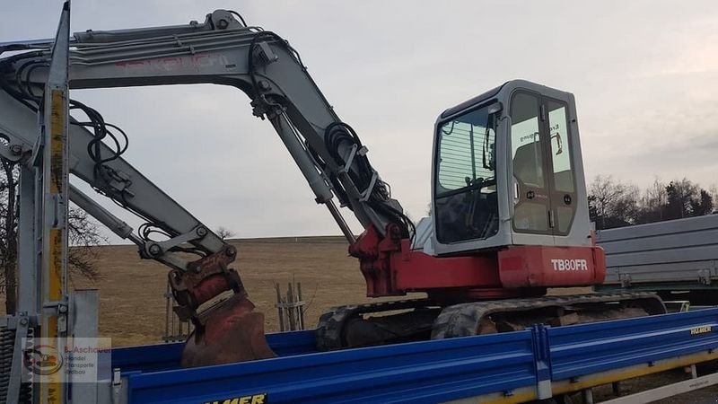 Minibagger des Typs Takeuchi TB80FR, Gebrauchtmaschine in Dimbach (Bild 4)