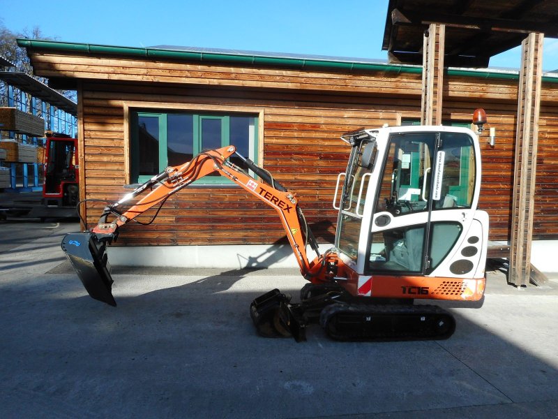 Minibagger типа Terex TC16 ( 1.650kg ) neuer hydr. Böschungslöffel, Gebrauchtmaschine в St. Nikolai ob Draßling