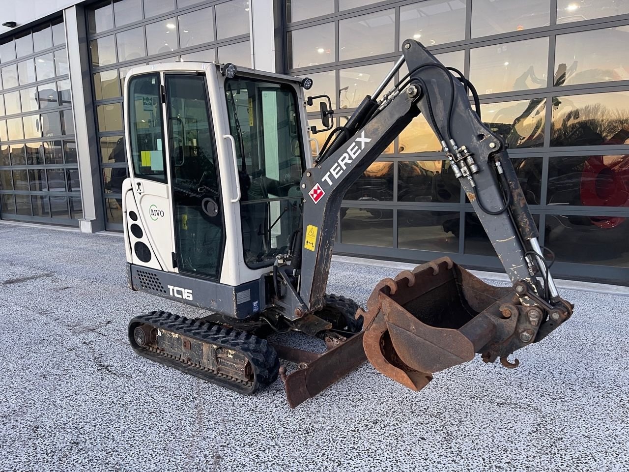 Minibagger Türe ait Terex TC16, Gebrauchtmaschine içinde Holten (resim 4)