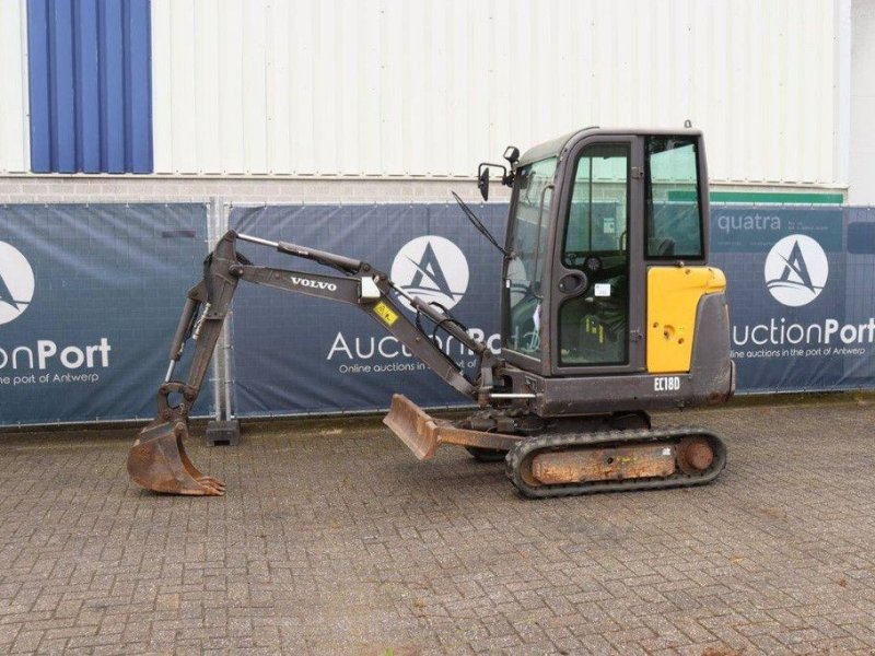 Minibagger van het type Volvo EC18D, Gebrauchtmaschine in Antwerpen (Foto 1)