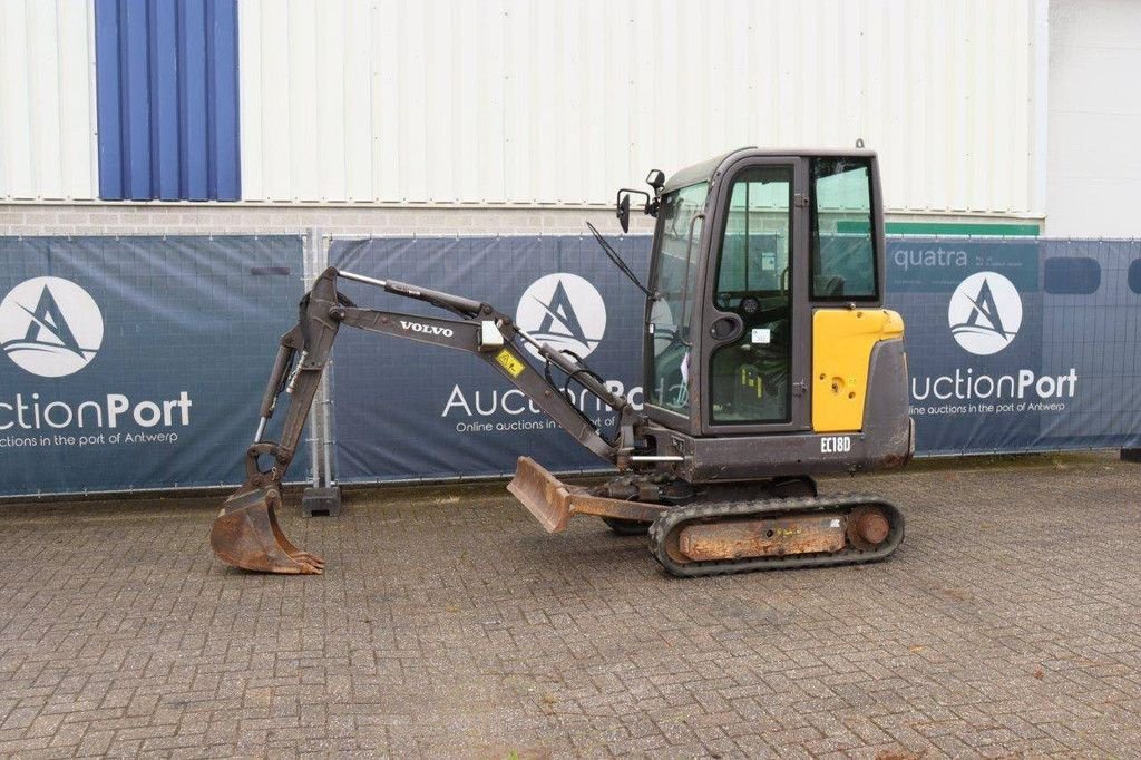 Minibagger of the type Volvo EC18D, Gebrauchtmaschine in Antwerpen (Picture 1)