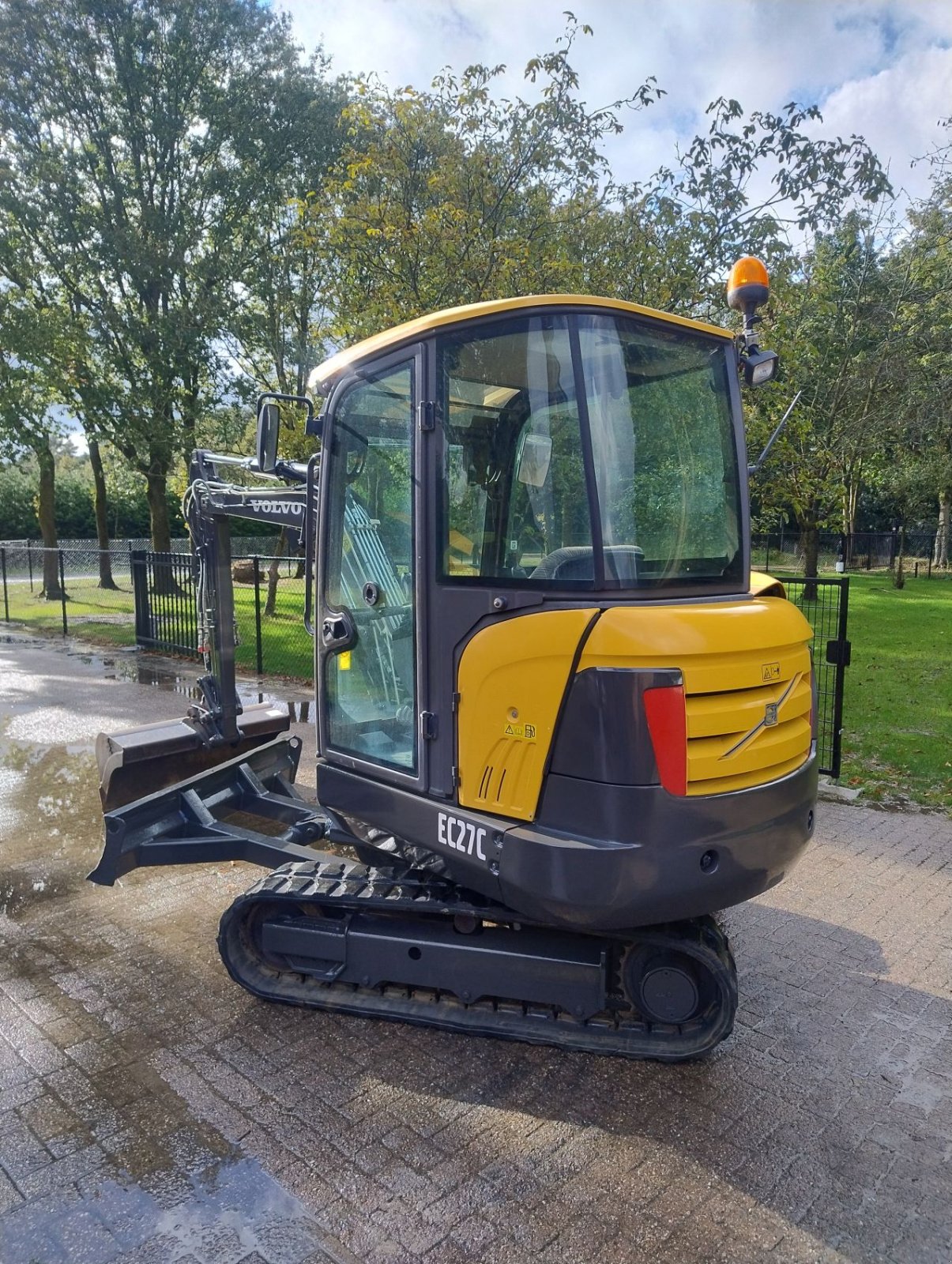 Minibagger Türe ait Volvo Ec27c, Gebrauchtmaschine içinde Veldhoven (resim 3)