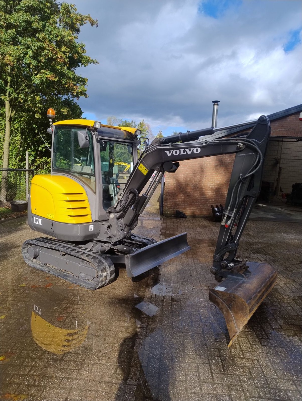 Minibagger van het type Volvo Ec27c, Gebrauchtmaschine in Veldhoven (Foto 10)