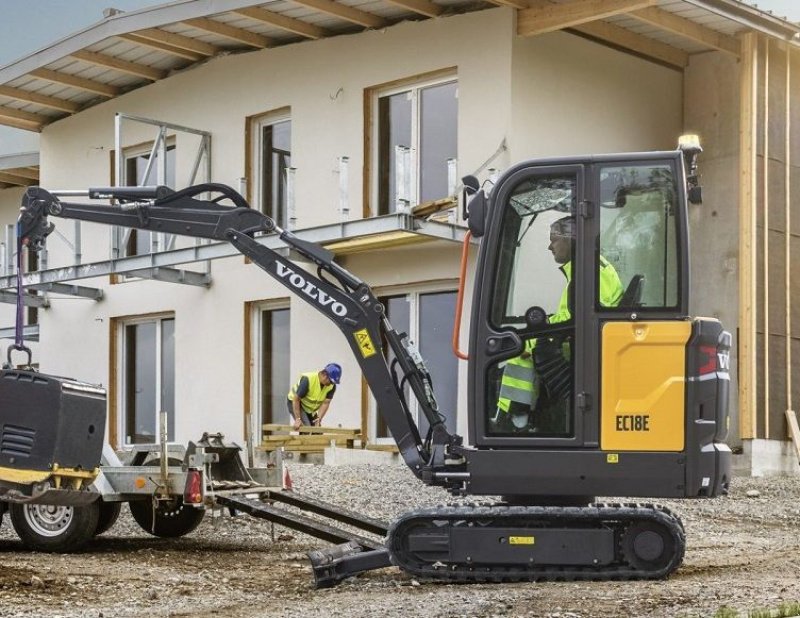 Minibagger Türe ait Volvo EC37F, Neumaschine içinde Donkerbroek (resim 4)