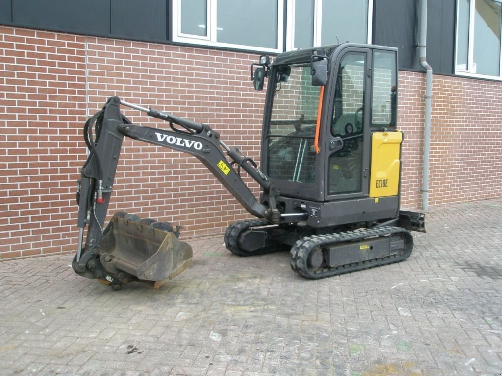 Minibagger Türe ait Volvo ECR18E, Gebrauchtmaschine içinde Barneveld (resim 1)