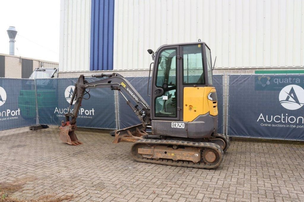 Minibagger des Typs Volvo ECR25D, Gebrauchtmaschine in Antwerpen (Bild 3)