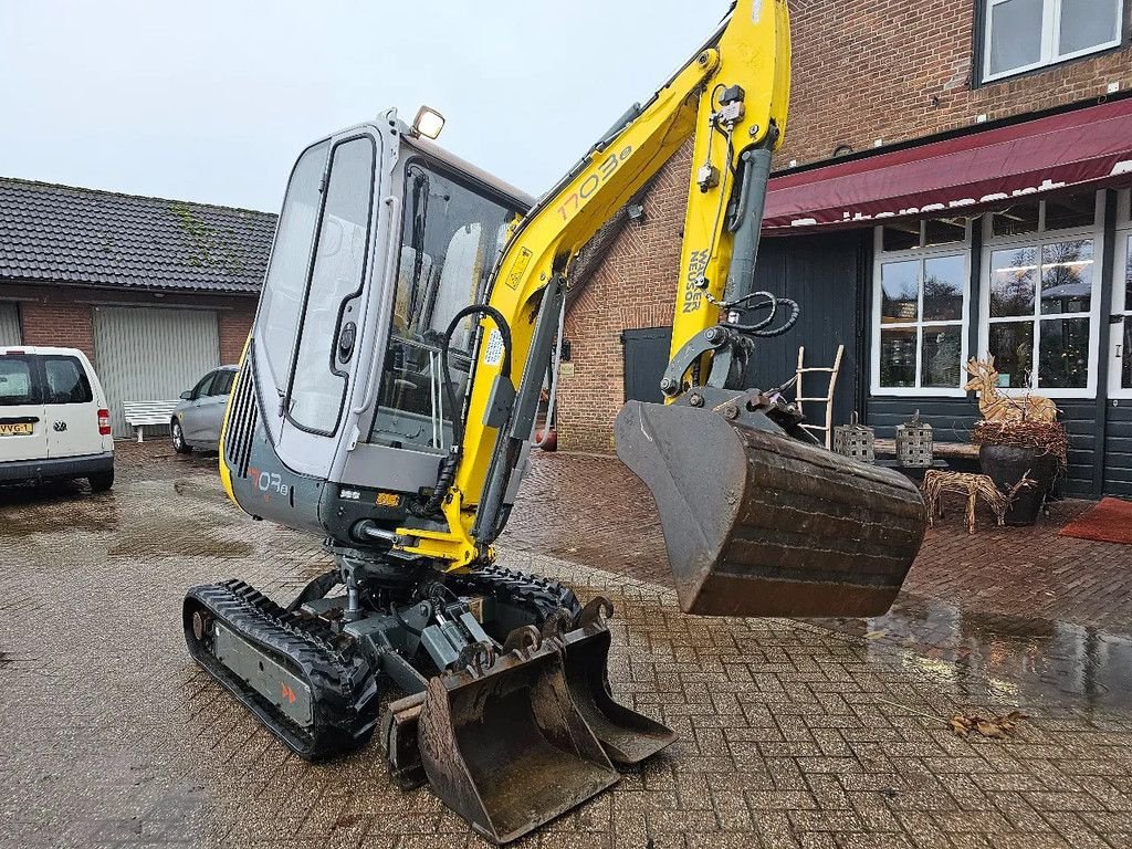 Minibagger del tipo Wacker Neuson 1703 2 minigraver graafmachine dutch machine 2011, Gebrauchtmaschine en Scherpenzeel (Imagen 4)