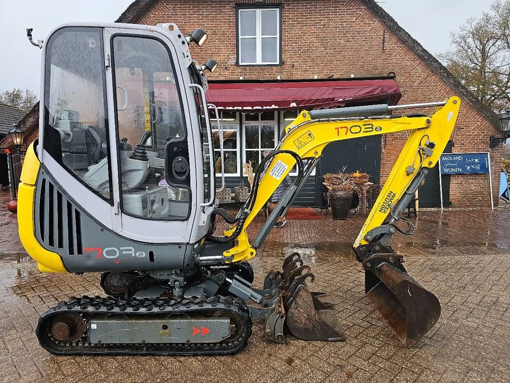 Minibagger del tipo Wacker Neuson 1703 2 minigraver graafmachine dutch machine 2011, Gebrauchtmaschine en Scherpenzeel (Imagen 1)