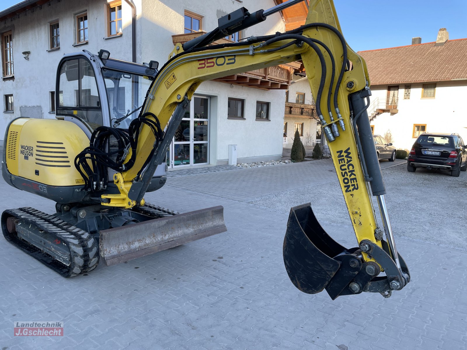 Minibagger van het type Wacker Neuson 3503 RD VDS, Gebrauchtmaschine in Mühldorf (Foto 4)