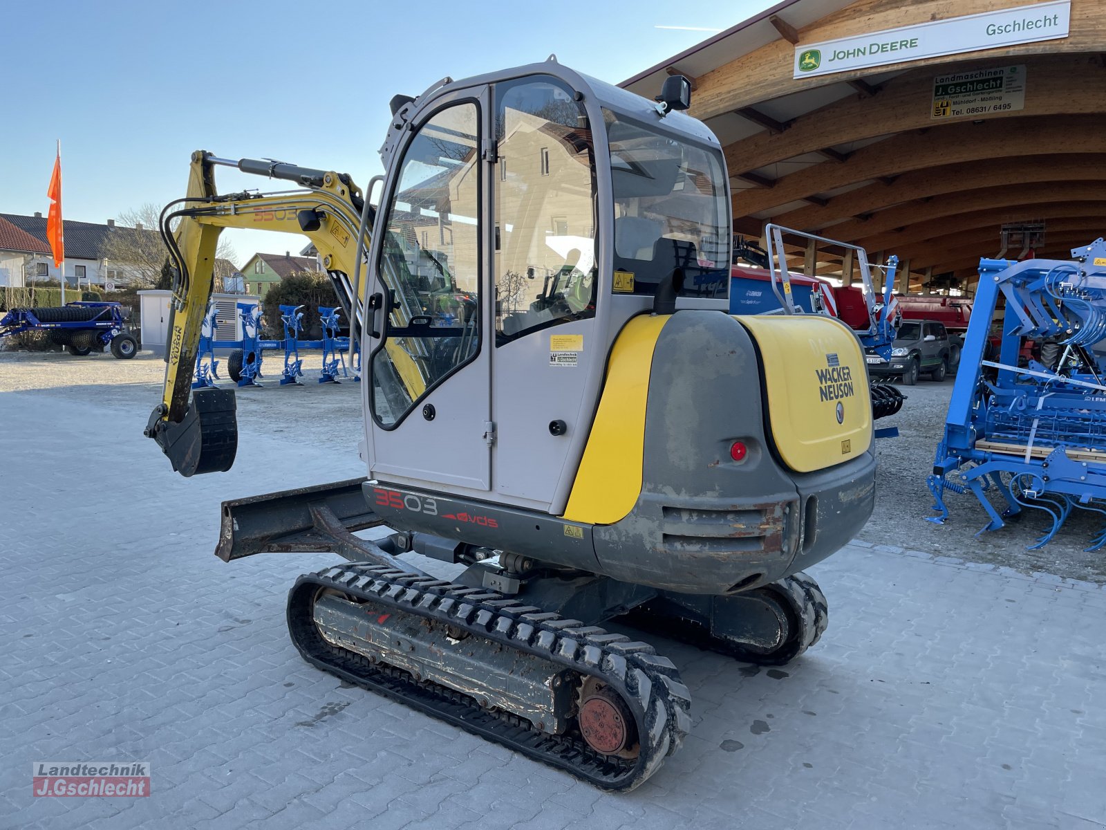 Minibagger van het type Wacker Neuson 3503 RD VDS, Gebrauchtmaschine in Mühldorf (Foto 9)