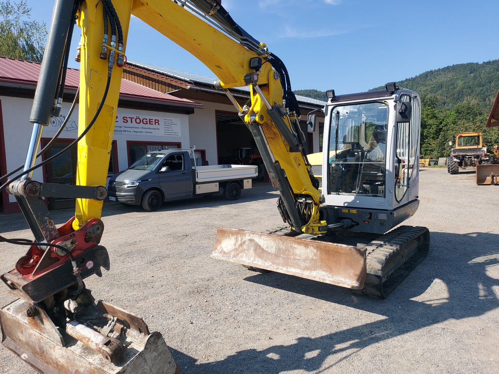 Minibagger του τύπου Wacker Neuson 6003 Bj. 2013 mit Verstellausleger, Gebrauchtmaschine σε Haselbach (Φωτογραφία 10)