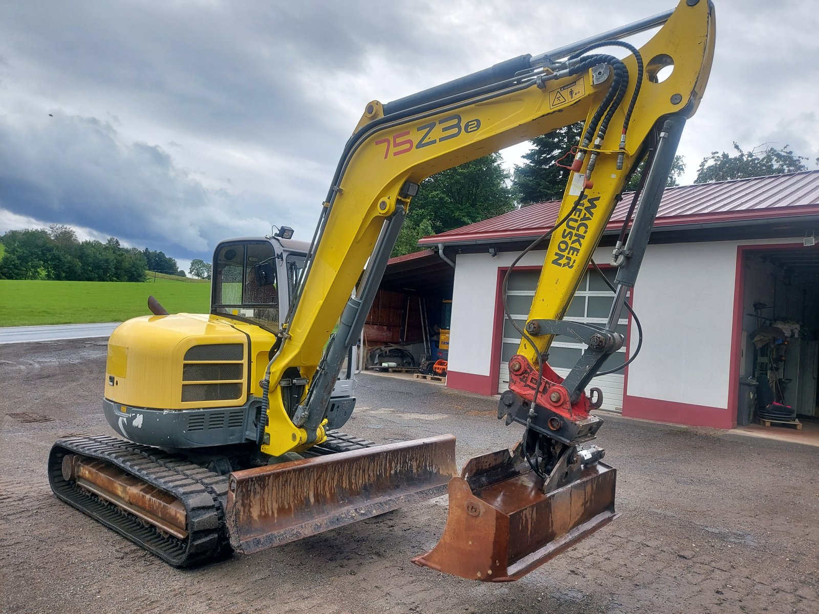 Minibagger tip Wacker Neuson 75Z3 Bj. 2012, Gebrauchtmaschine in Haselbach (Poză 1)