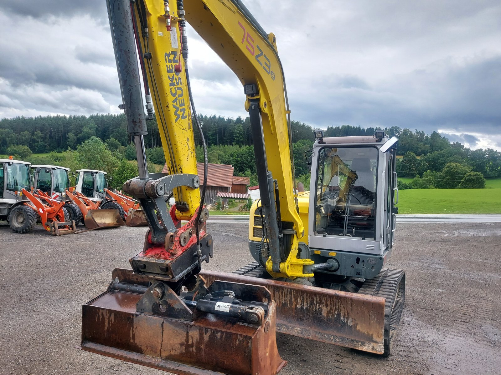 Minibagger of the type Wacker Neuson 75Z3 Bj. 2012, Gebrauchtmaschine in Haselbach (Picture 2)