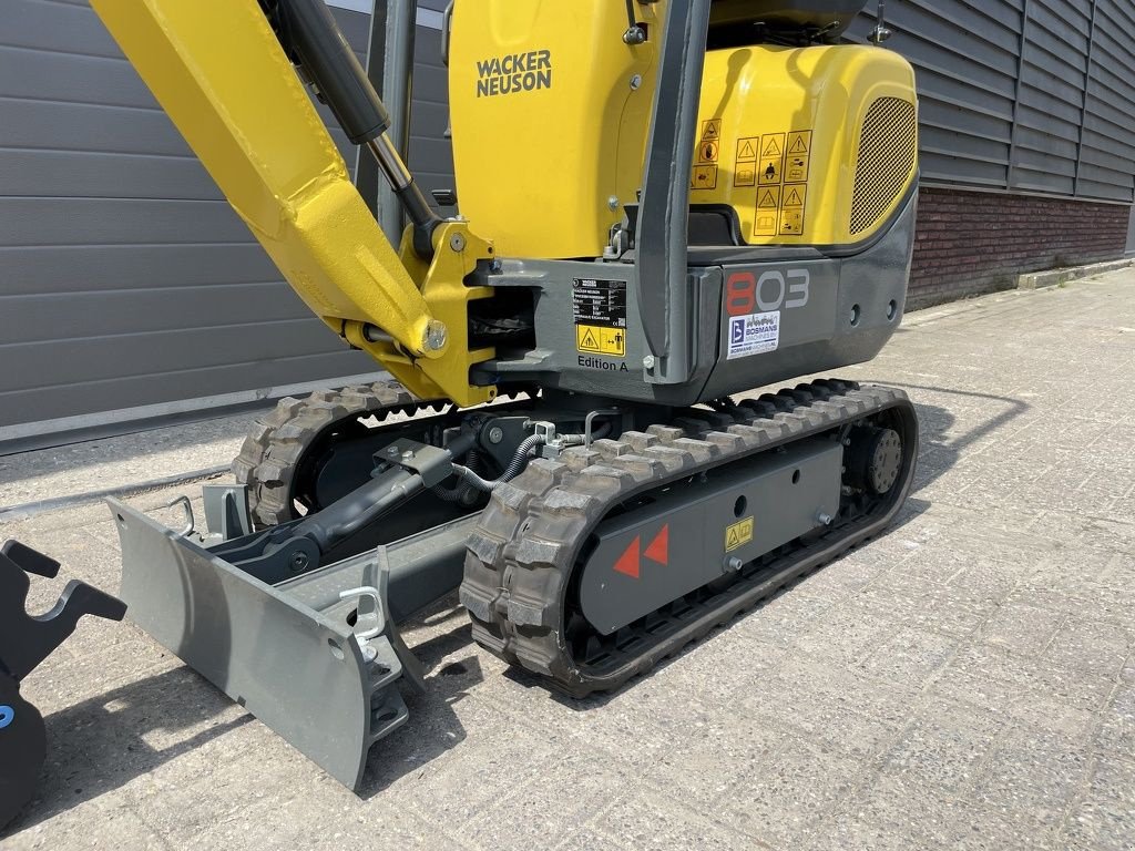 Minibagger van het type Wacker Neuson 803 minigraver NIEUW &euro;265 LEASE (cat 300.9), Neumaschine in Neer (Foto 9)