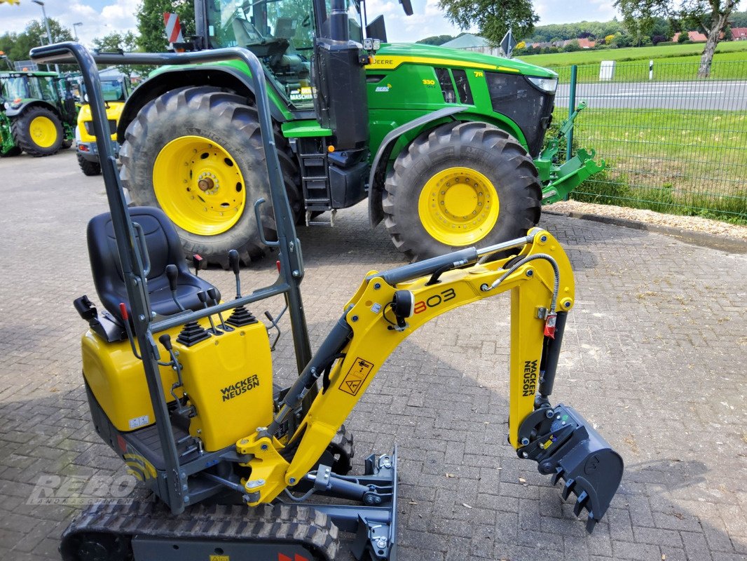 Minibagger типа Wacker Neuson 803, Neumaschine в Edewecht (Фотография 6)