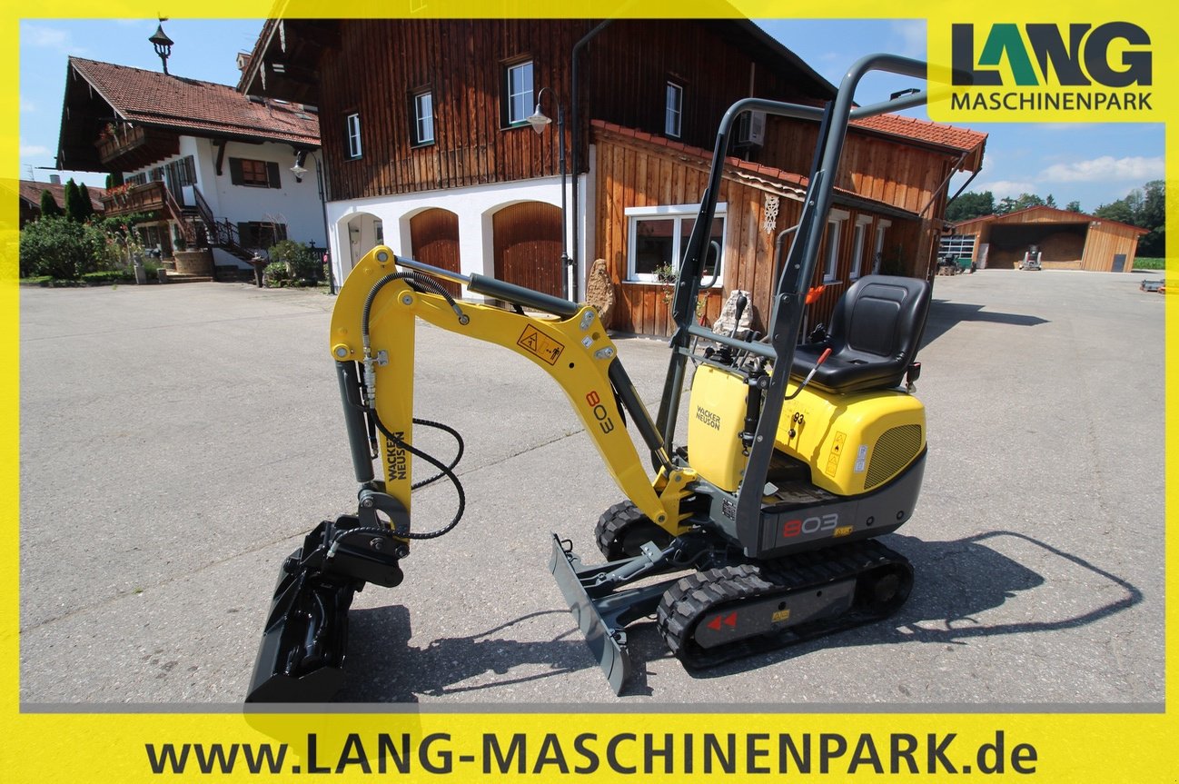 Minibagger Türe ait Wacker Neuson 803, Gebrauchtmaschine içinde Petting (resim 1)