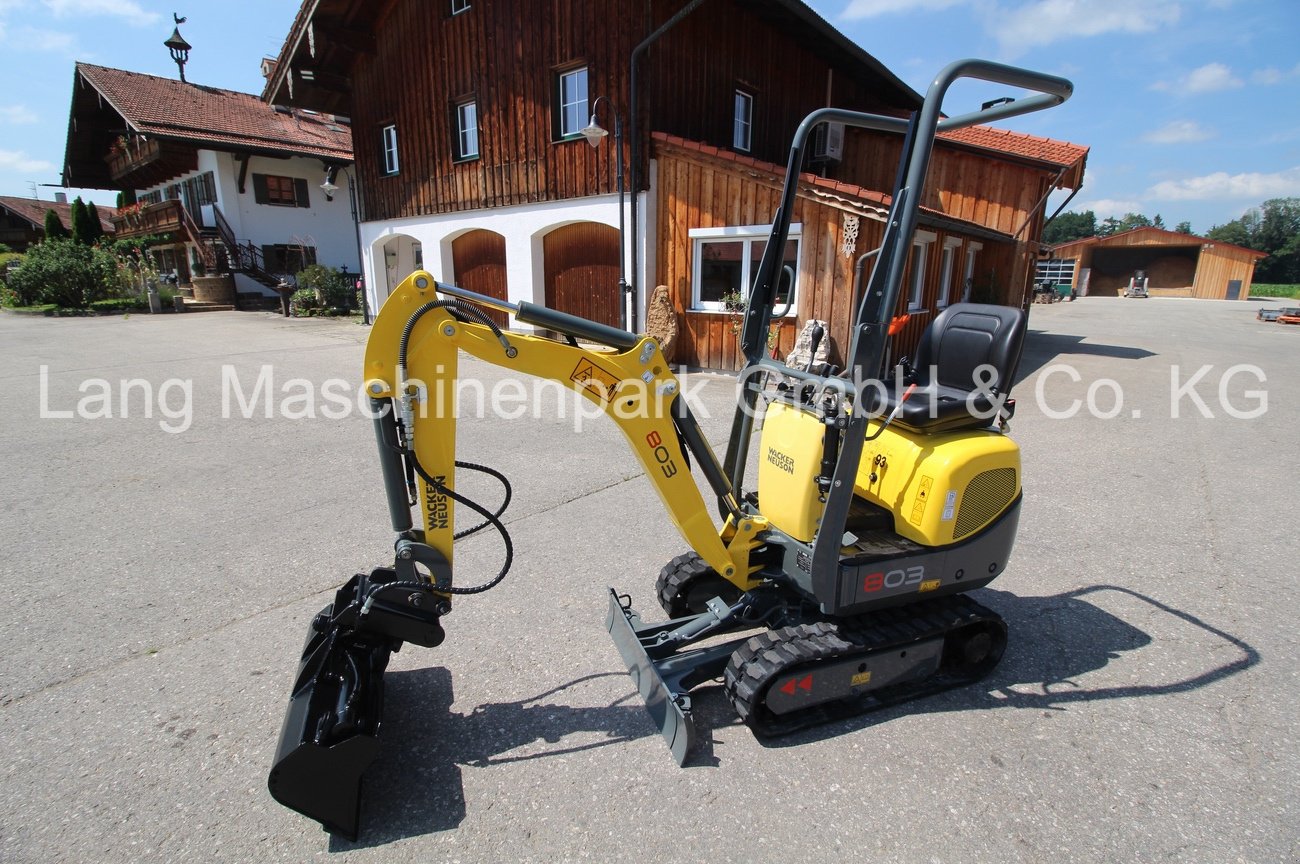 Minibagger του τύπου Wacker Neuson 803, Gebrauchtmaschine σε Petting (Φωτογραφία 9)