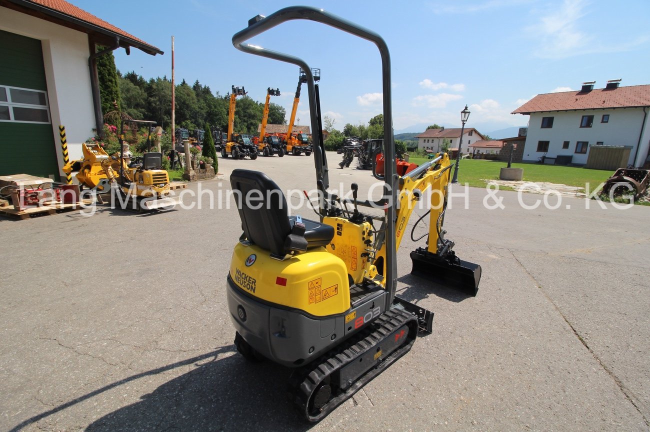 Minibagger des Typs Wacker Neuson 803, Gebrauchtmaschine in Petting (Bild 10)