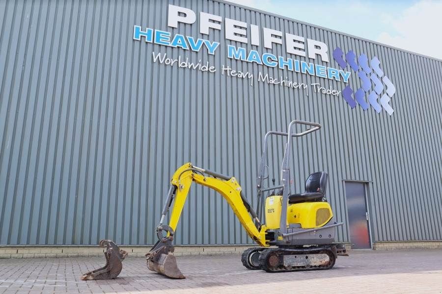 Minibagger of the type Wacker Neuson E08-01 mini excavator including 2 bu, Gebrauchtmaschine in Groenlo (Picture 1)