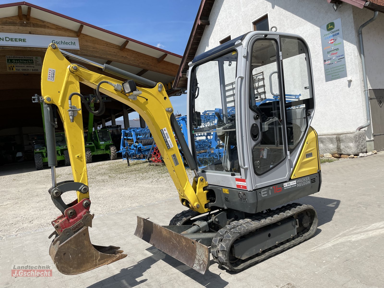 Minibagger Türe ait Wacker Neuson ET 16 Austria Edition, Gebrauchtmaschine içinde Mühldorf (resim 13)