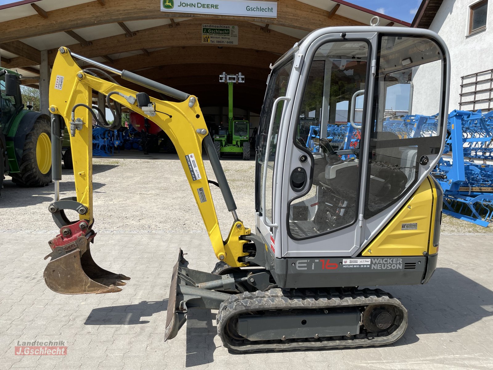 Minibagger Türe ait Wacker Neuson ET 16 Austria Edition, Gebrauchtmaschine içinde Mühldorf (resim 15)