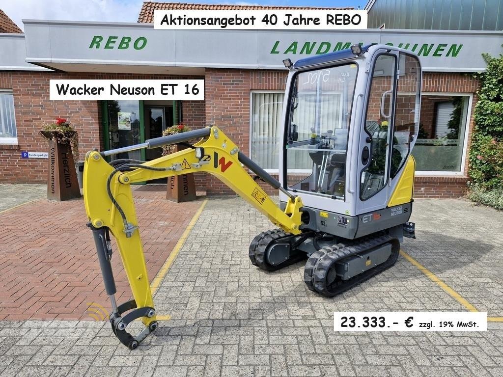 Minibagger typu Wacker Neuson ET 16, Neumaschine w Visbek/Rechterfeld (Zdjęcie 1)