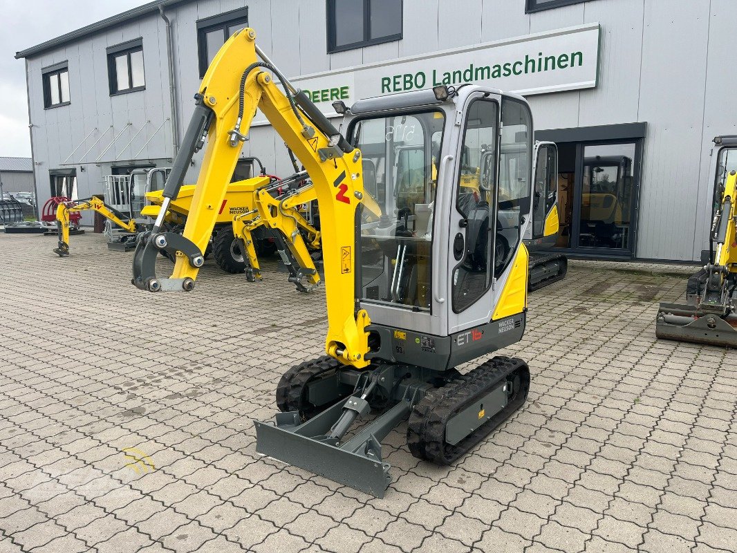 Minibagger Türe ait Wacker Neuson ET 16, Neumaschine içinde Dätgen (resim 1)