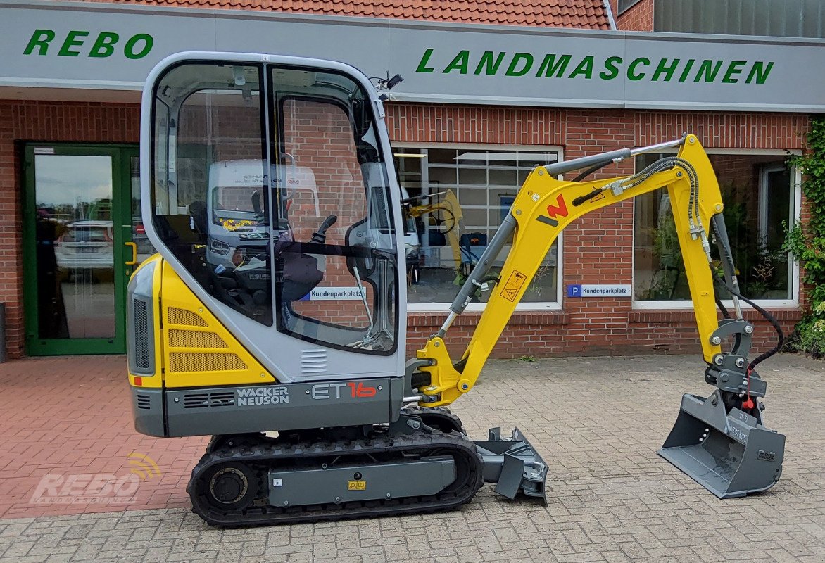 Minibagger Türe ait Wacker Neuson ET 16, Neumaschine içinde Bordelum (resim 1)