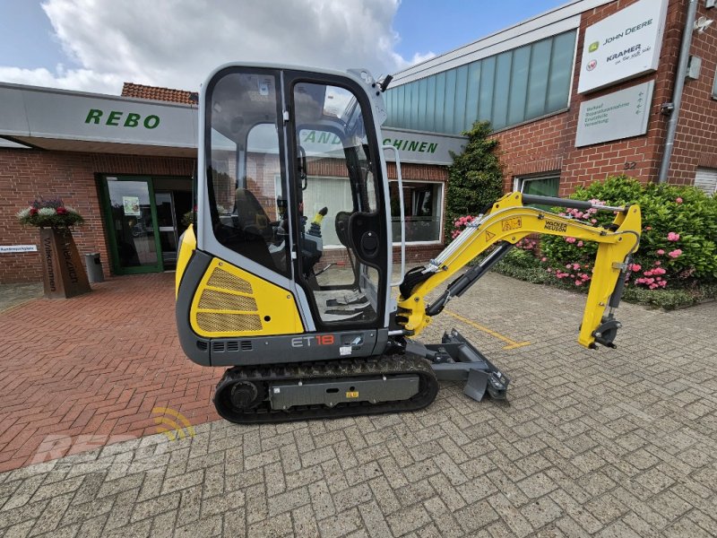 Minibagger Türe ait Wacker Neuson ET 18 Edition A2.0, Neumaschine içinde Visbek/Rechterfeld (resim 1)