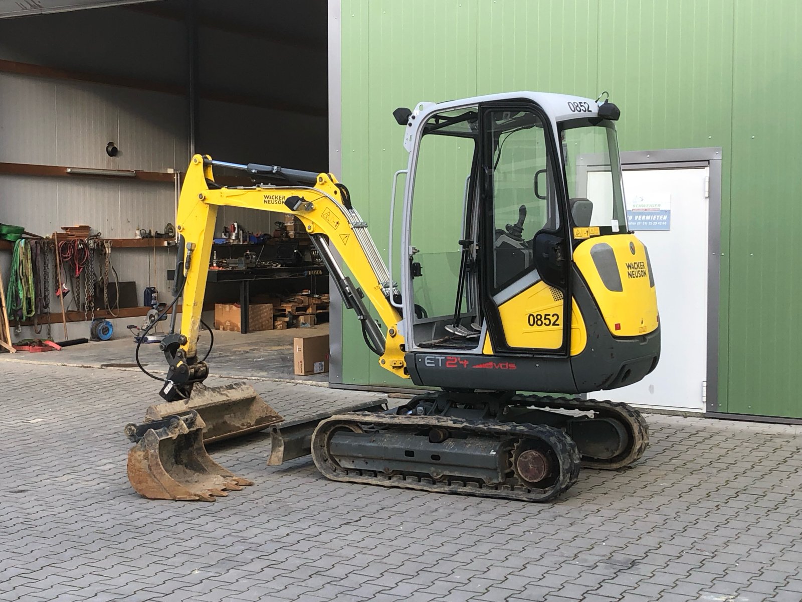 Minibagger tipa Wacker Neuson ET 24, Gebrauchtmaschine u Rischgau (Slika 3)