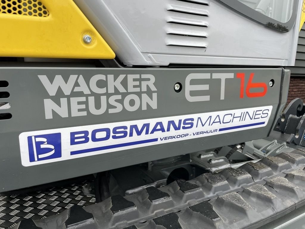 Minibagger tipa Wacker Neuson ET16 minigraver NIEUW + Vlemmix 2 asser &euro;445 LEASE, Neumaschine u Neer (Slika 8)