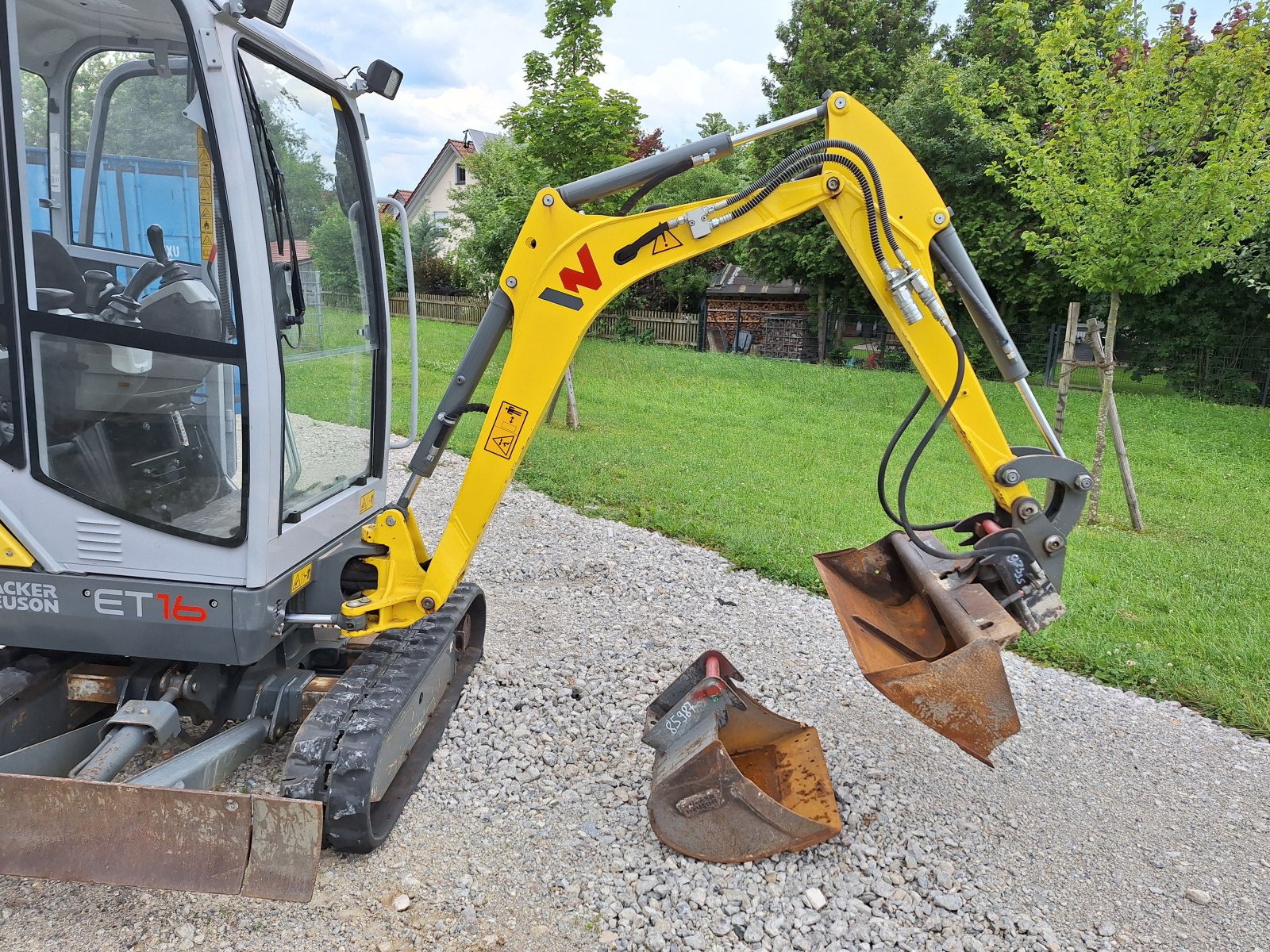 Minibagger van het type Wacker Neuson ET16, Gebrauchtmaschine in Hollenbach (Foto 4)