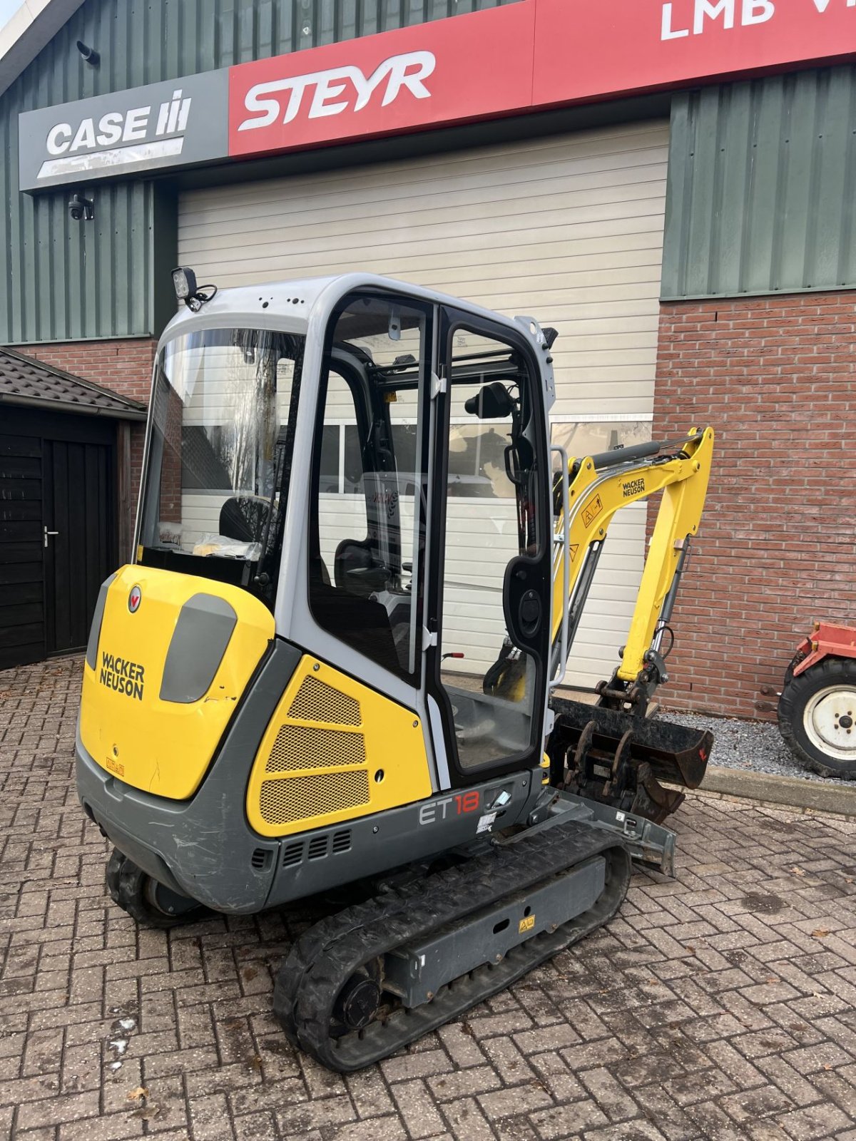 Minibagger a típus Wacker Neuson et18, Gebrauchtmaschine ekkor: Putten (Kép 4)